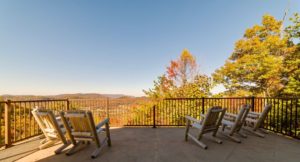 Views from one of our Pigeon Forge Memorial Day Rentals