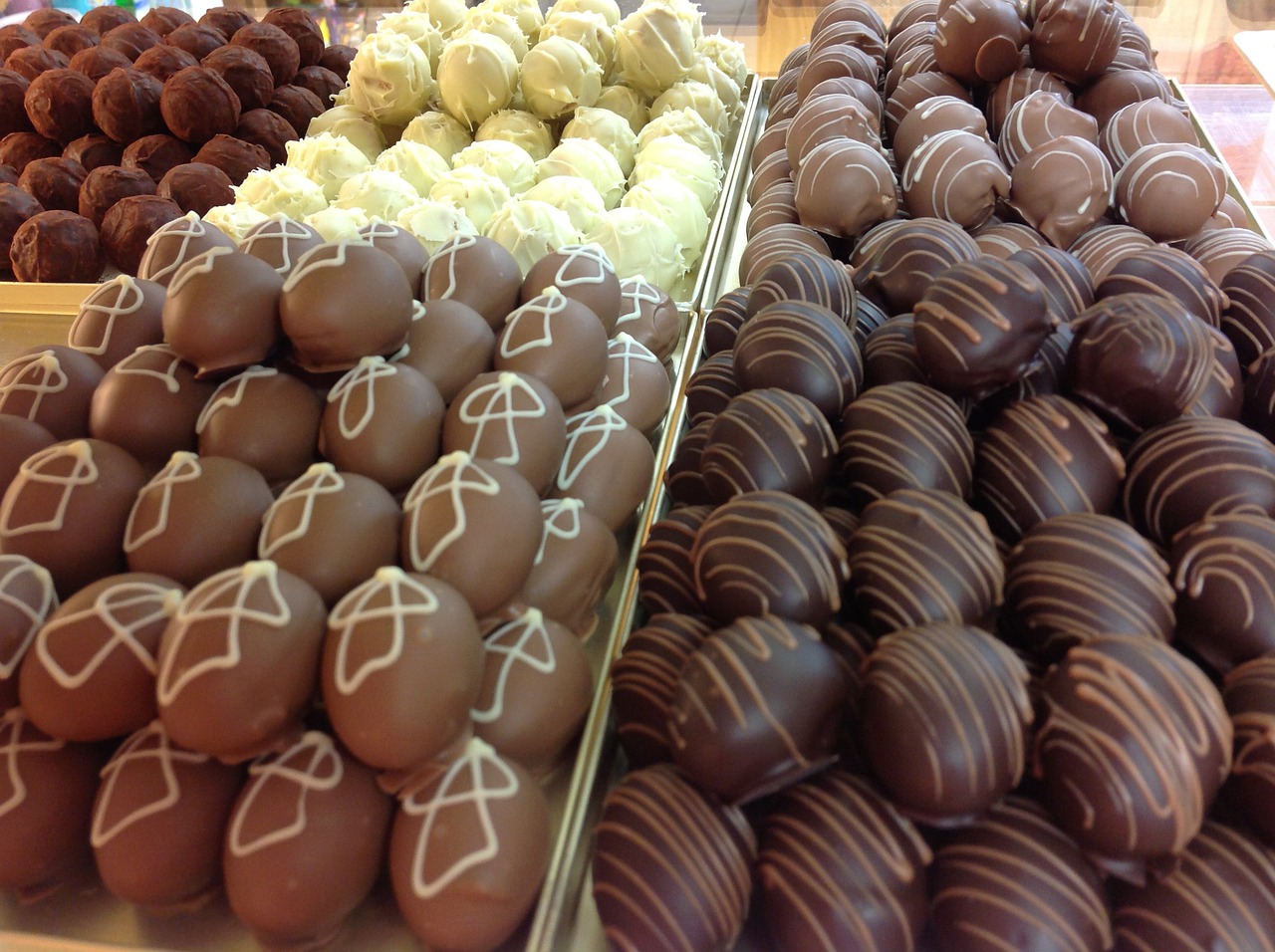 Fresh chocolates and caramels in Gatlinburg